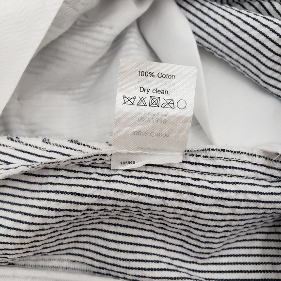 J. Crew Factory Seersucker Striped Cotton Mini Skirt - Picture 6 of 7